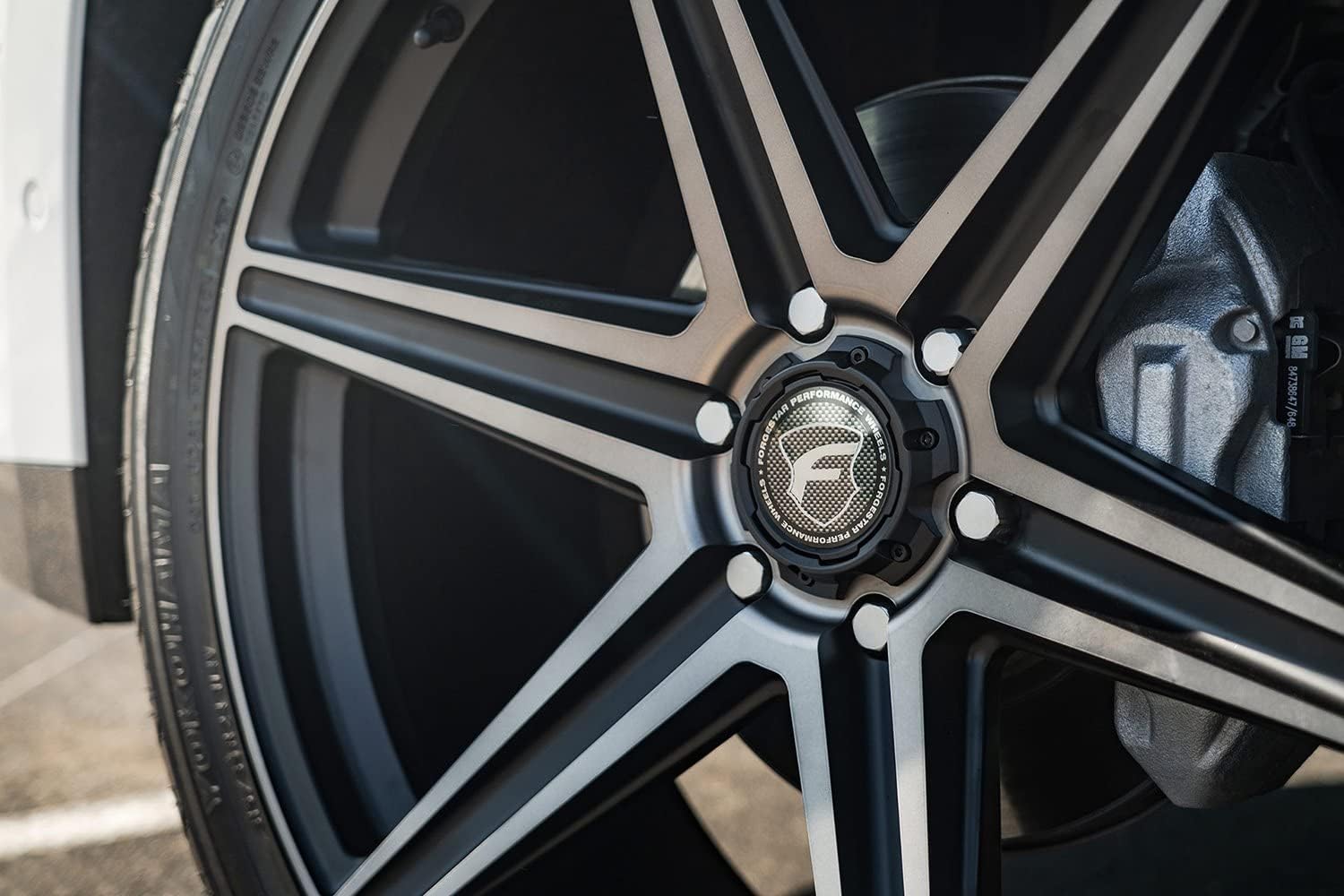 Forgestar X6 Custom Wheel - 24x10, 25 Offset, 6x135 Bolt Pattern, 87.1mm Hub - Satin Black Machined DDT Rim