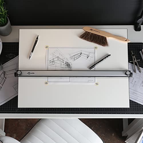 ALVIN Portable Drafting Board Size 20" x 26" Model PXB26, Easily Adjustable Drafting and Architecture Drawing Board with Ergonomic Carrying Handle - Portable Drafting Boards, 20 x 26 Inches