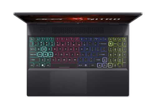 Acer Nitro 16 Gaming Laptop | AMD Ryzen 7 7840HS OctaCore CPU | NVIDIA GeForce RTX 4060 Laptop GPU | 16" WUXGA 165Hz IPS Display | 16GB DDR5 | 512GB Gen 4 SSD | WiFi 6E | RGB Backlit KB | AN16-41-R1WE