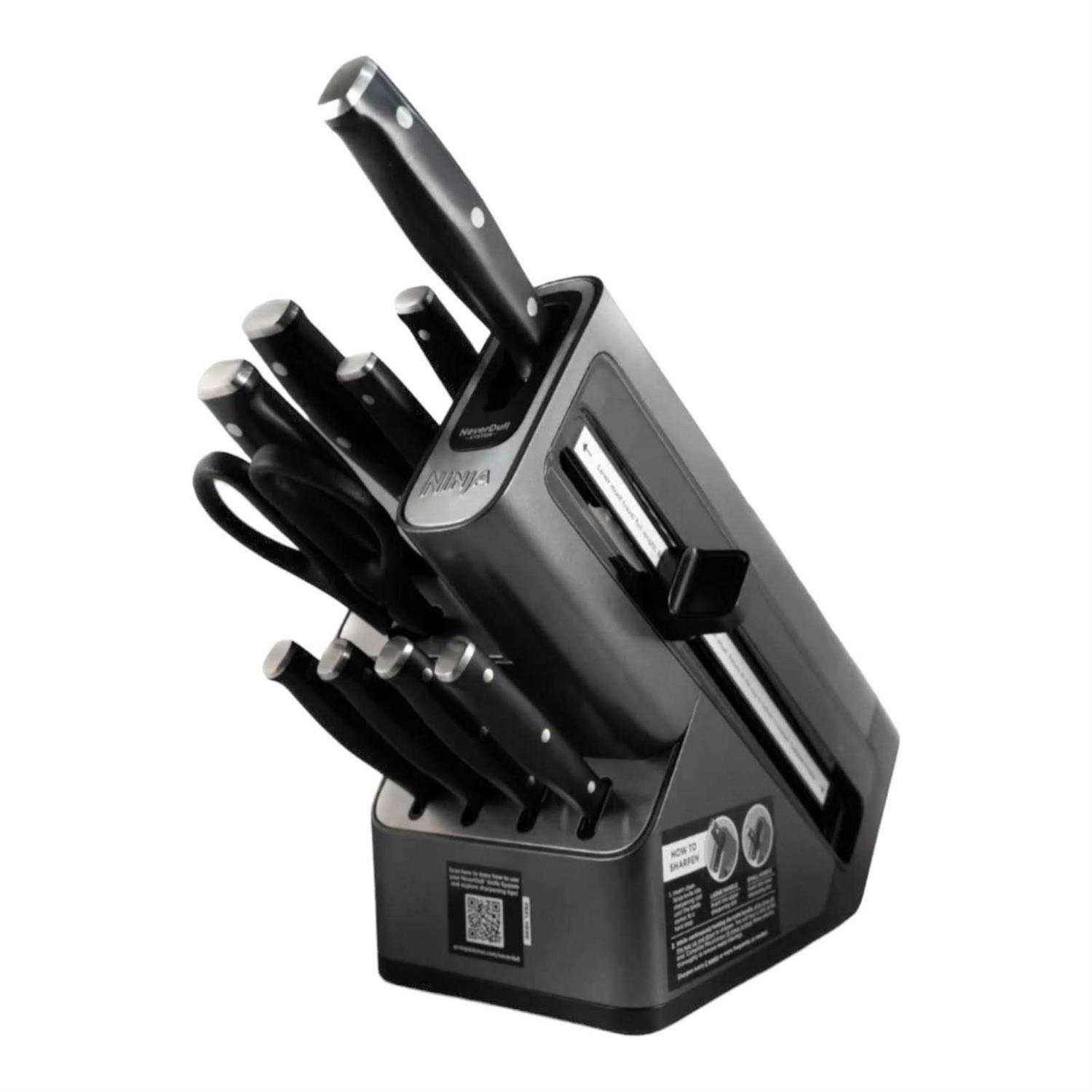 Ninja Foodi NeverDull 11-Piece Essential Knife System with Sharpener