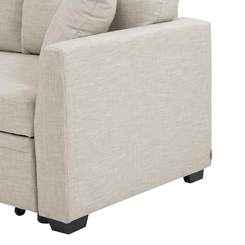 Oversized U-Shaped Sectional Sofa Couch Plush Corduroy Upholstered Modular Deep Seat Sofa&Couch Sectional W/Right Facing Chaise Lounge and 7 Toss Pillows for Home Apartment Living Room Furniture Sets