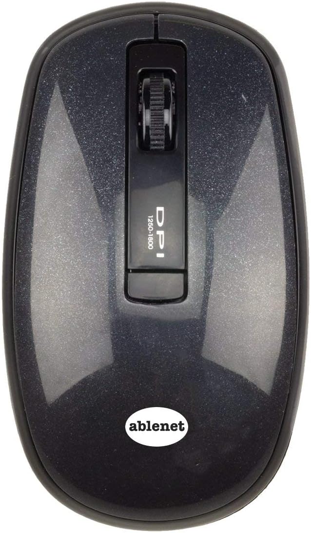 AbleNet Keys-U-See Large Print English USB Keyboard with Wireless Mouse Bundle (USB Receiver Stored Inside Mouse Battery Compartment), Black and Yellow (CD1542) Pack of 2