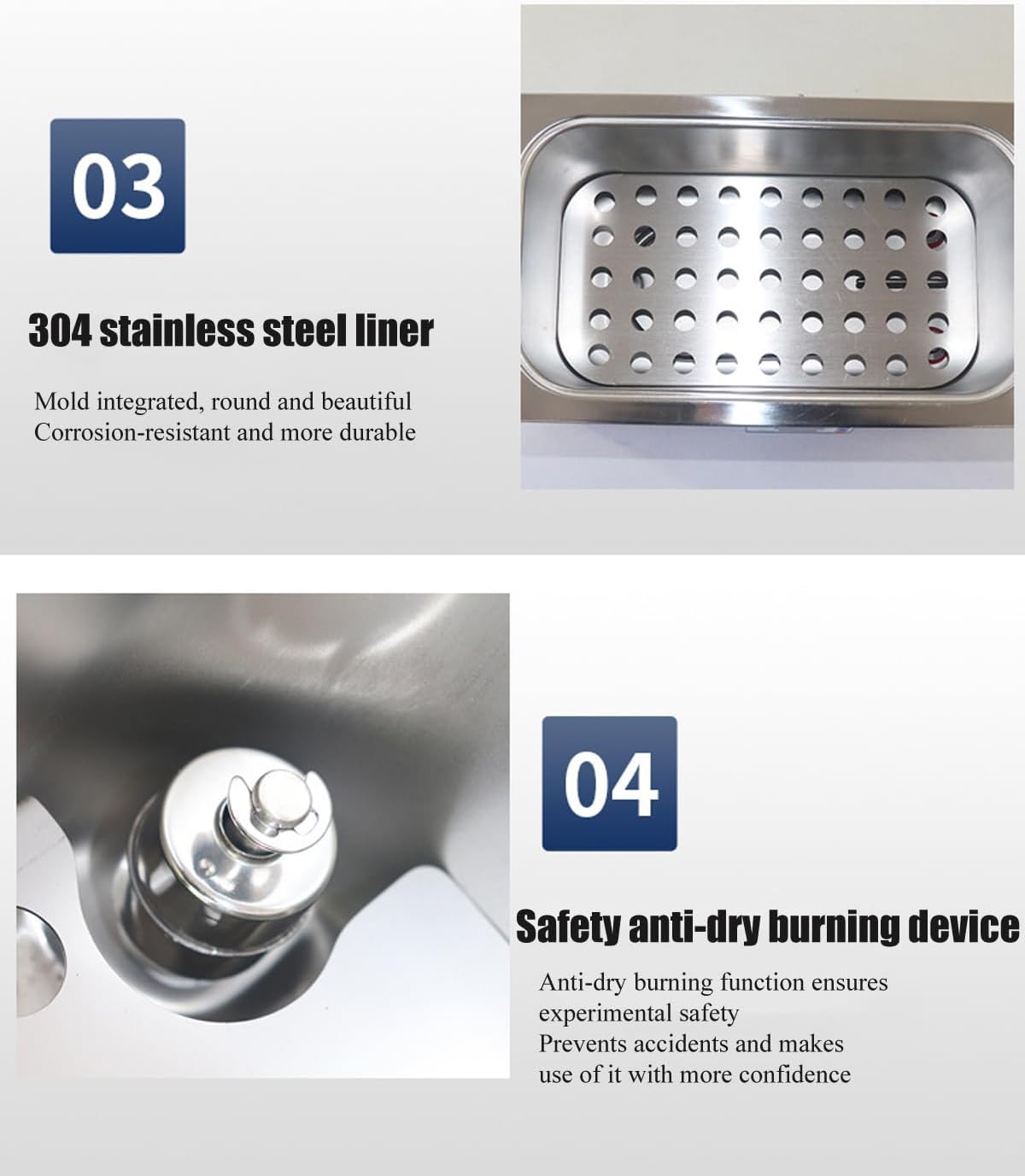 6l Digital Laboratory Water Bath Heater, Stainless Steel Liner Heater Equipment, Constant Temperature Water Bath, 600w, Suitable for Laboratory Use, Chemical and Biological Experiments