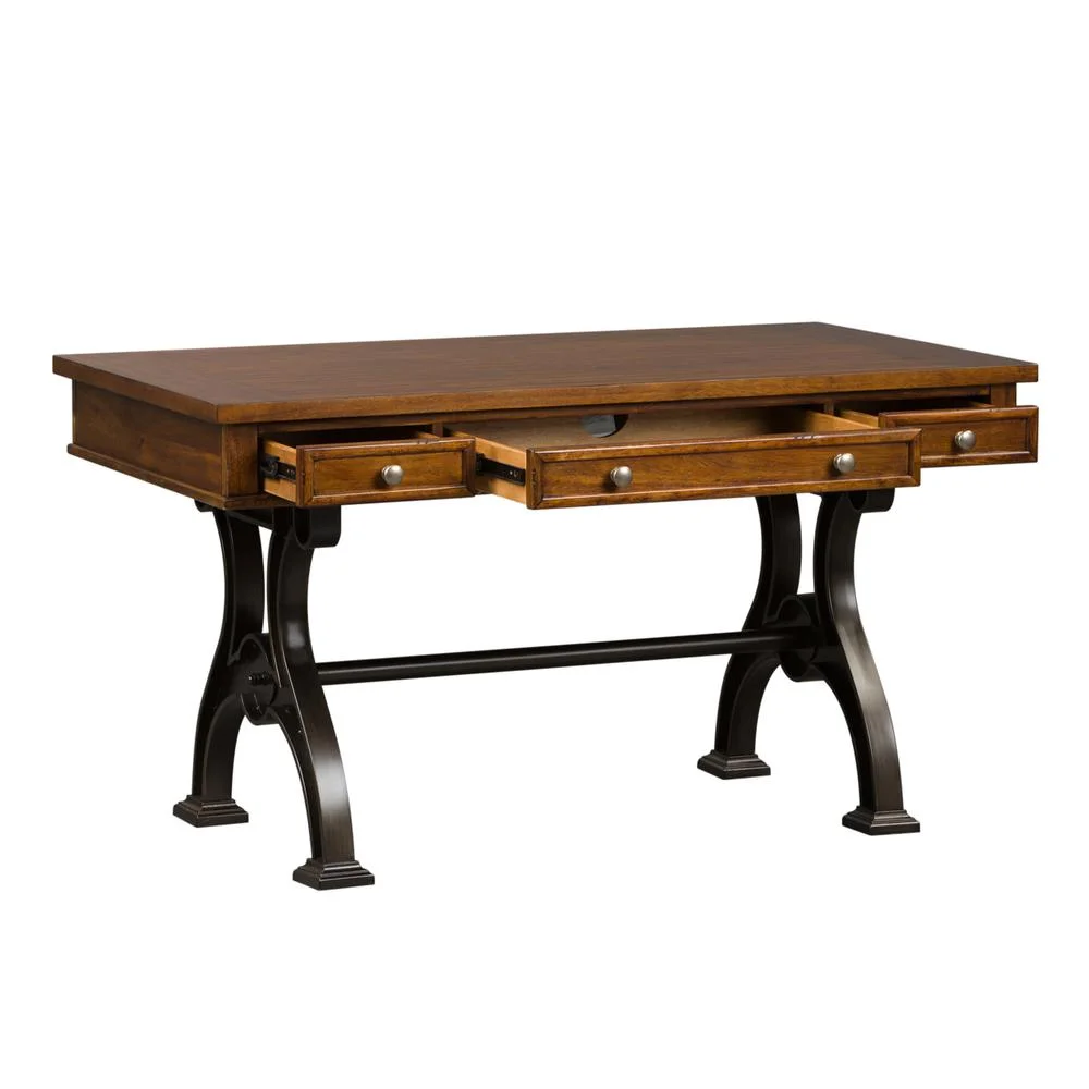 Arlington House Medium Brown Wood Writing Desk