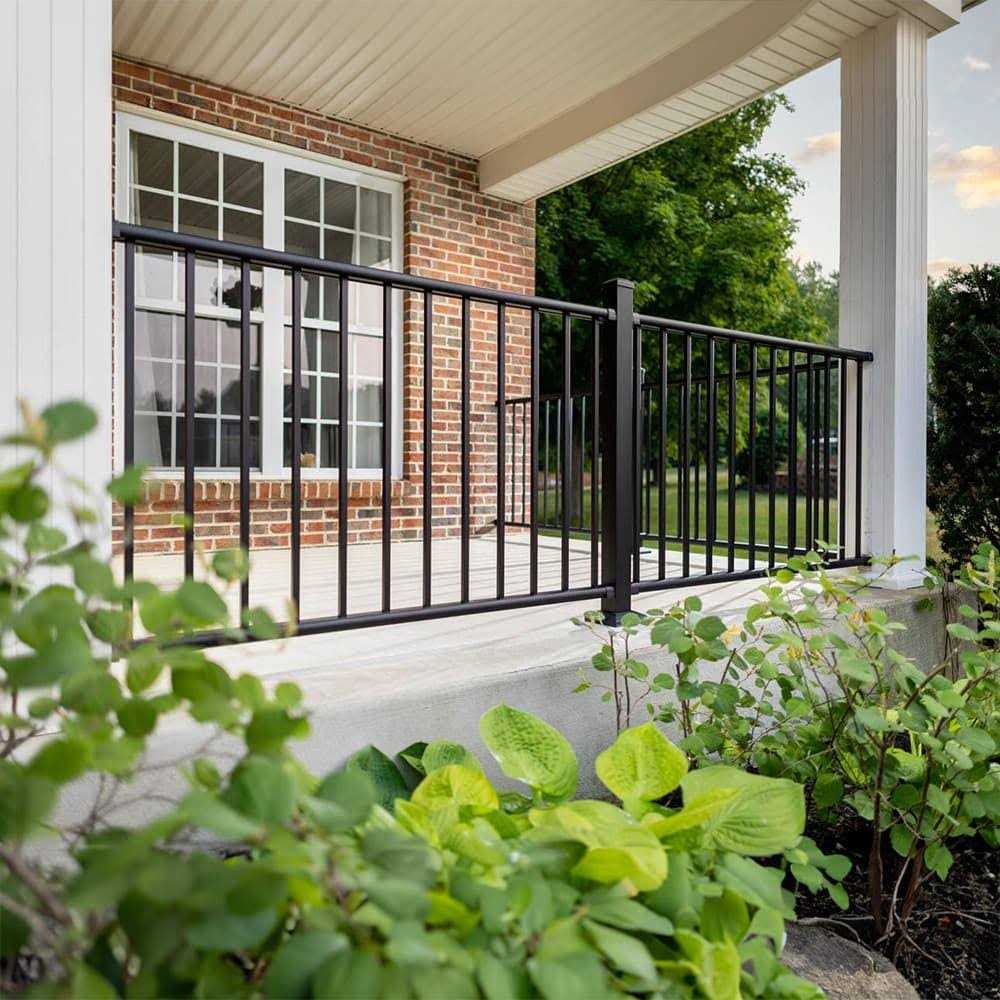 Rapid Rail Textured Black Aluminum Railing Kit Deckorators - Shop Hardware Tools Online Store