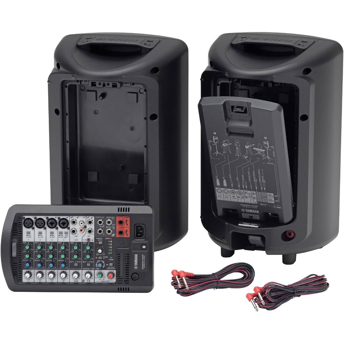 Yamaha STAGEPAS 400BT 2-way Floor-Standing PA Speakers - Wireless