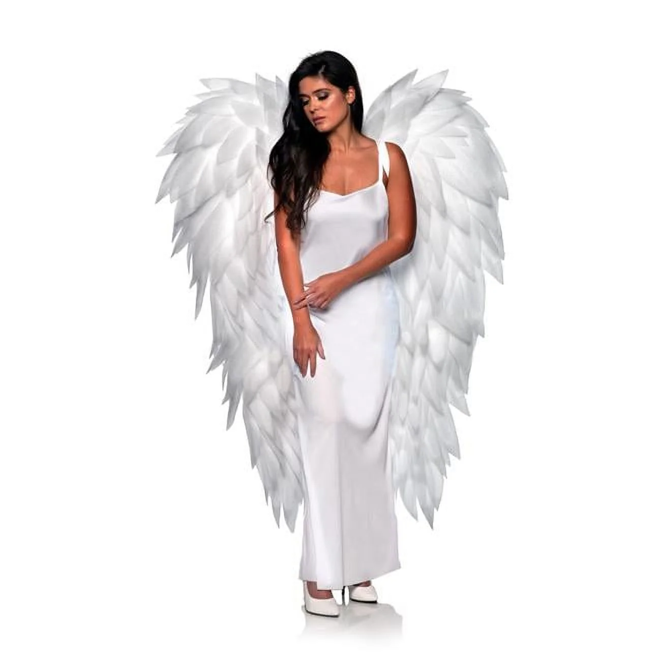 Full Length Angel Wings, White - Curated Treasures Market