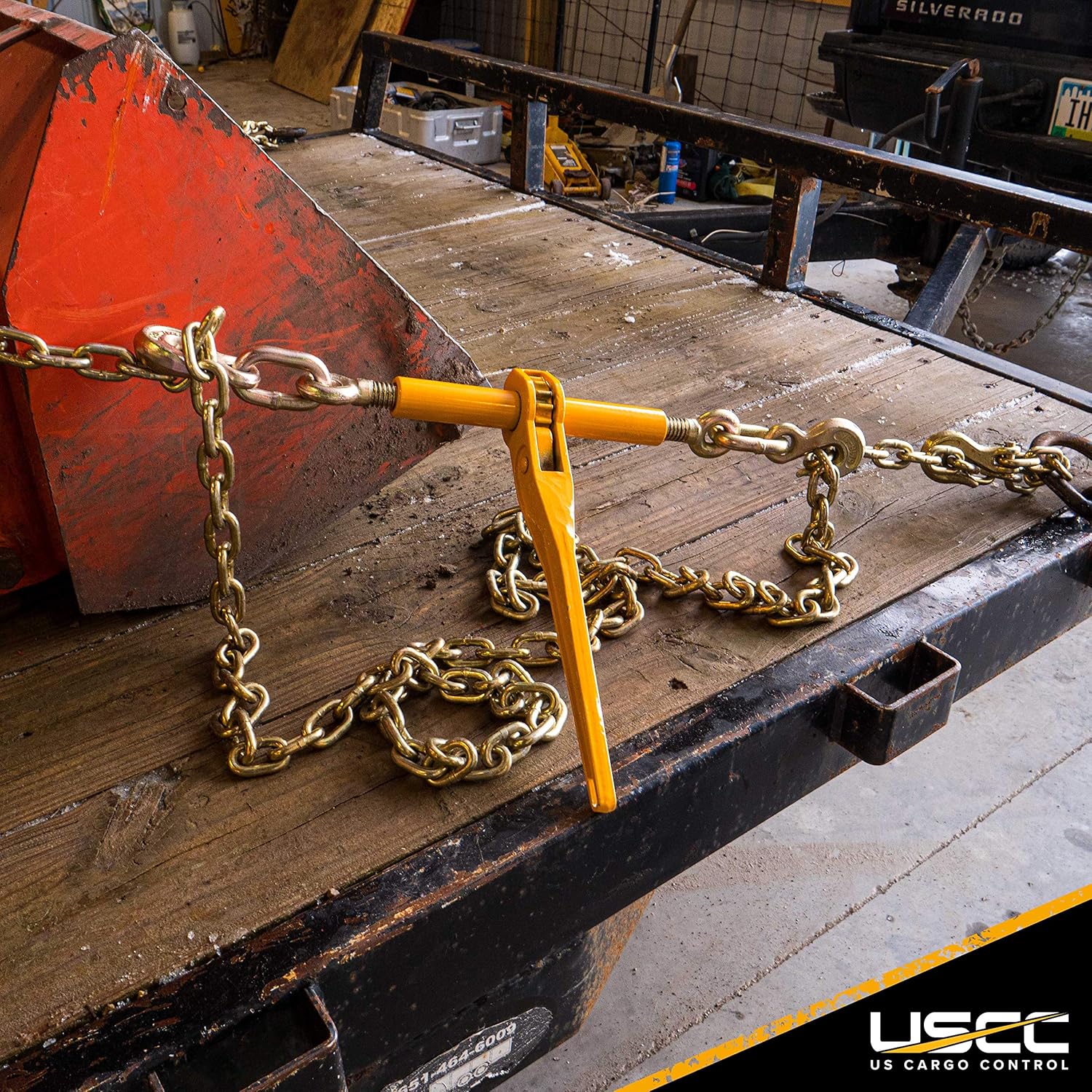 Peerless Ratchet Binder Plus Loadbinder - 3/8 Inch x 1/2 Inch Load Binder - Easily Secure Heavy Loads to A Truck Or Flatbed Trailer - Ratchet Binder with 12,000 Pound Working Load Limit - 2 Pack