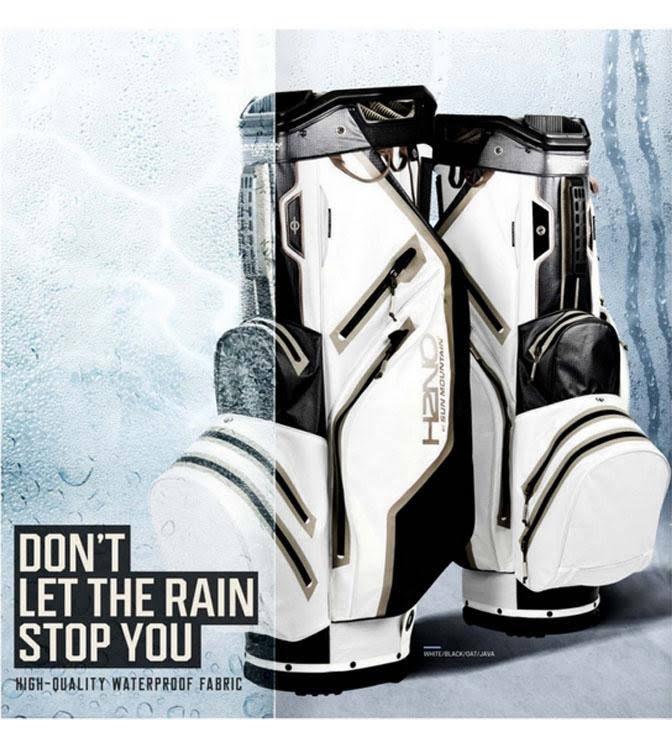 Sun Mountain 2021 H2no Lite Cart Bag Black/White/Java/Oat