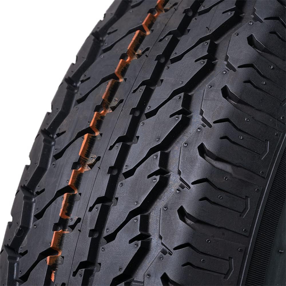 Gran Stellar Tire ST205/75R15 MOD-GREY | (5x4.5) Bolt Circle | Trailer Wheel | Tire Mounted (4)