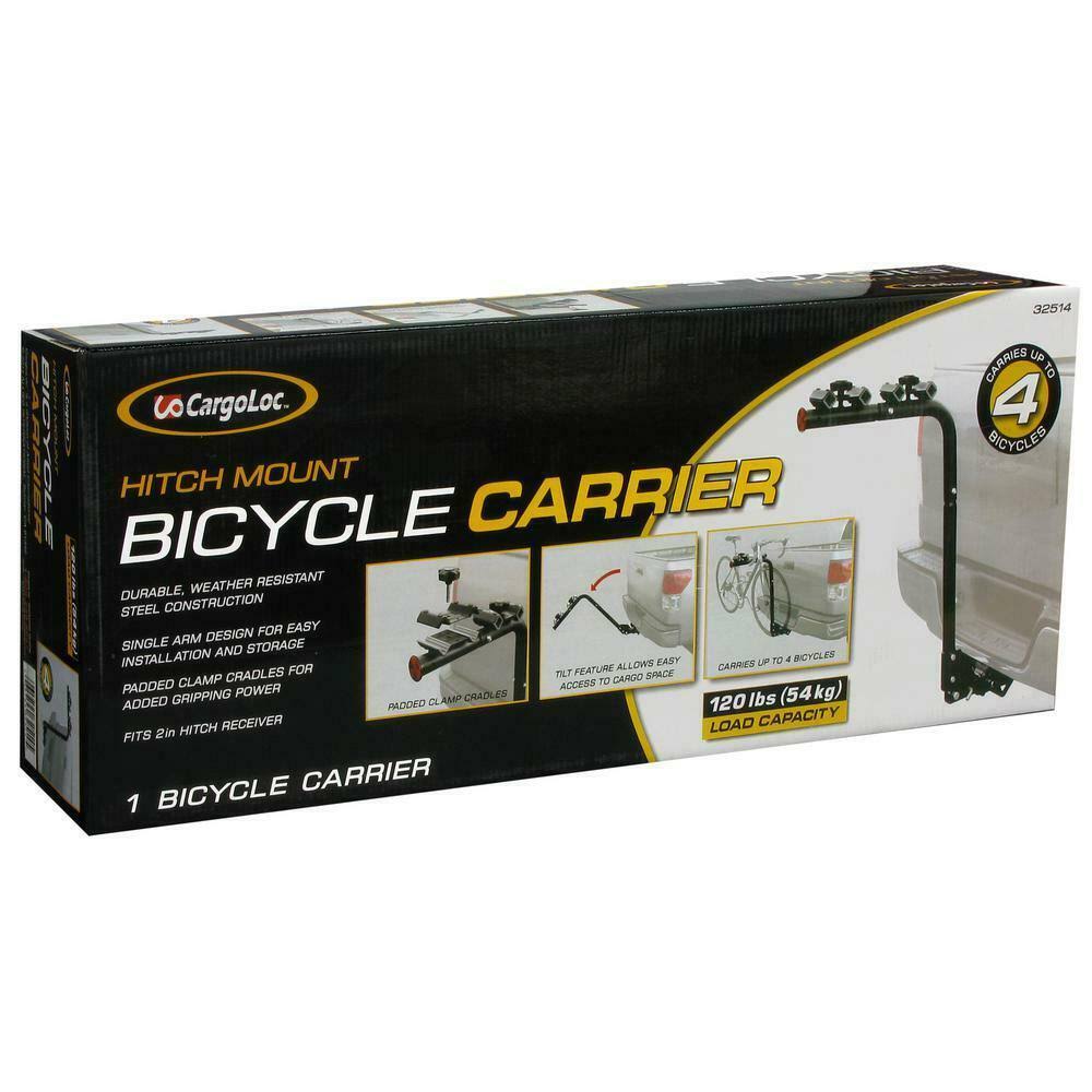 Cargoloc 32514 Hitch Mount 4 Bike Carrier
