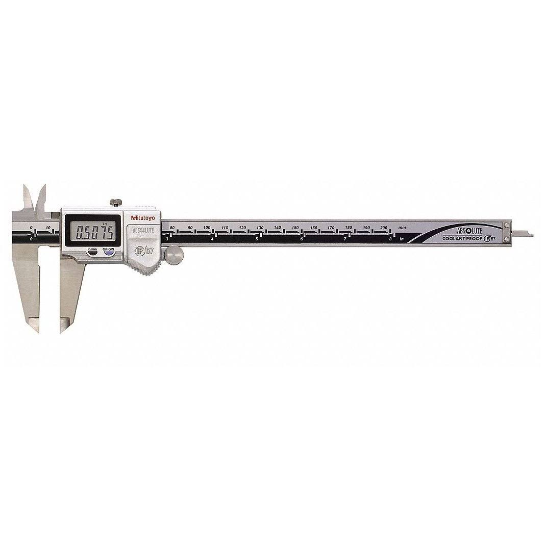 Mitutoyo 500-736-20-CERT Absolute Digital Caliper,0 to 8 in
