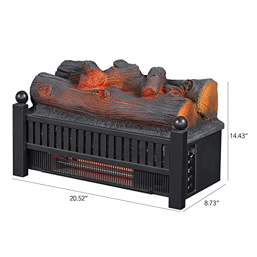 Duraflame Electric Log Set Heater with Realistic Ember Bed and Logs