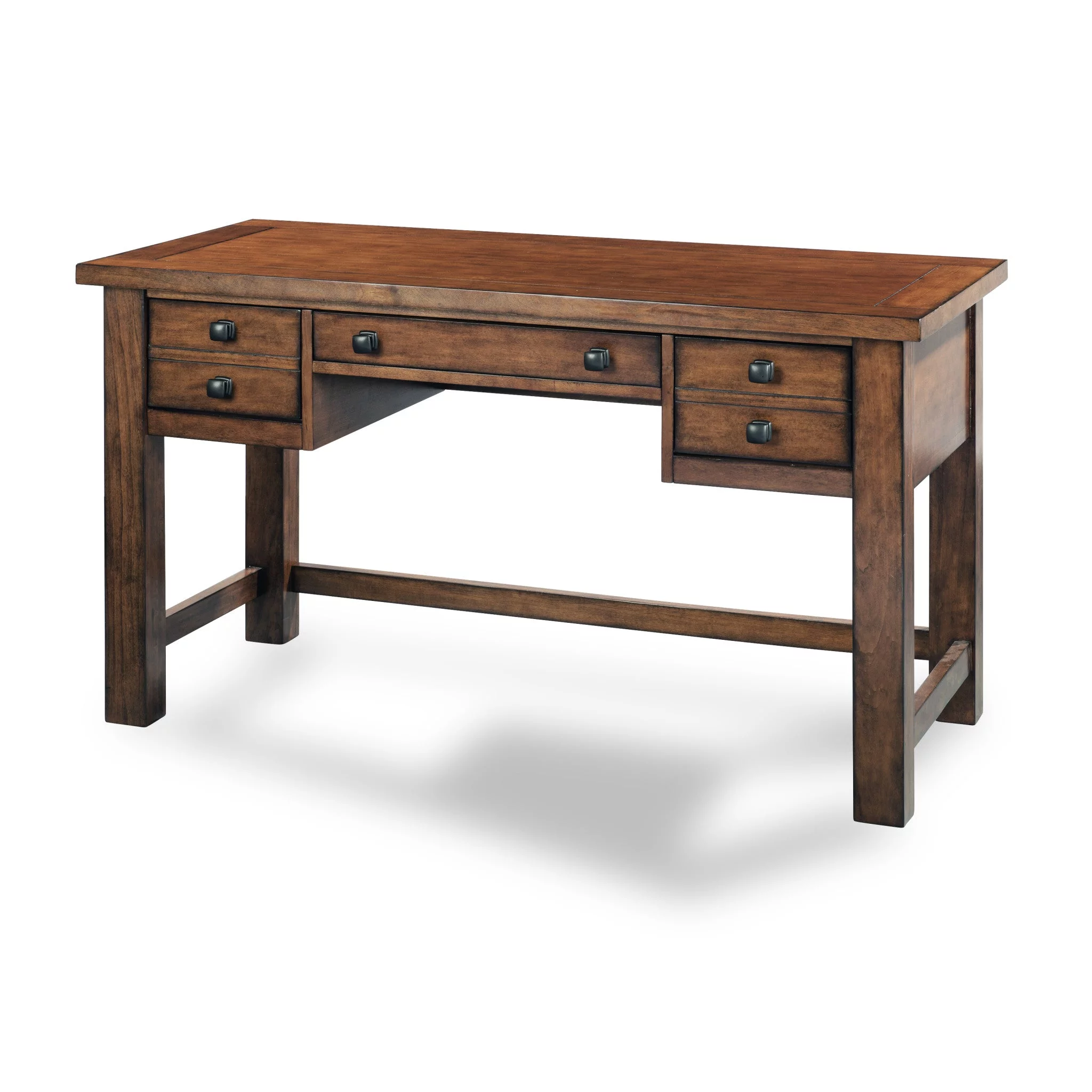 Homestyles Tahoe Wood Writing Desk in Brown