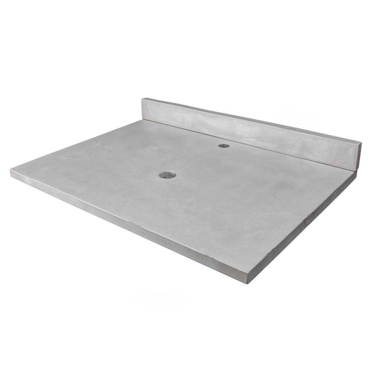 Eden Bath 31-in x 22-in Concrete Counter Top with Backsplash - Shop Hardware Tools Online Store