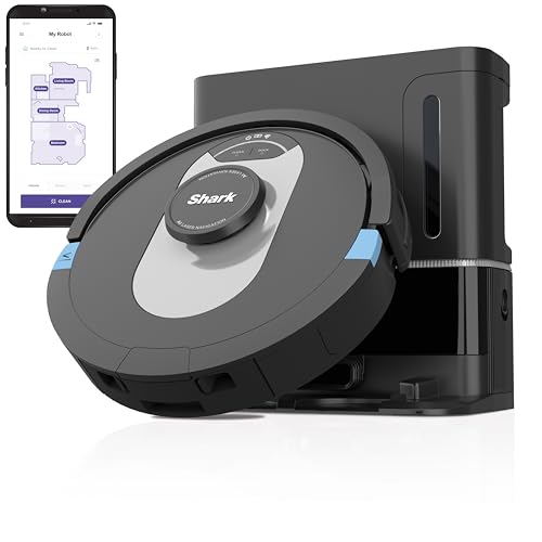 Shark AV752 ION Robot Vacuum, Tri-Brush System, Wifi Connected, 120 Min Runtime, Works with Alexa, Multi Surface Cleaning, White