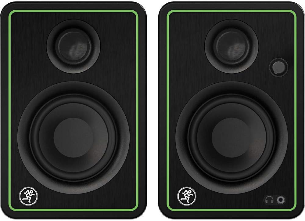 Mackie CR3-X Series 3 Studio Monitors (Pair) with 3' REAN Stereo Breakout Cable Bundle