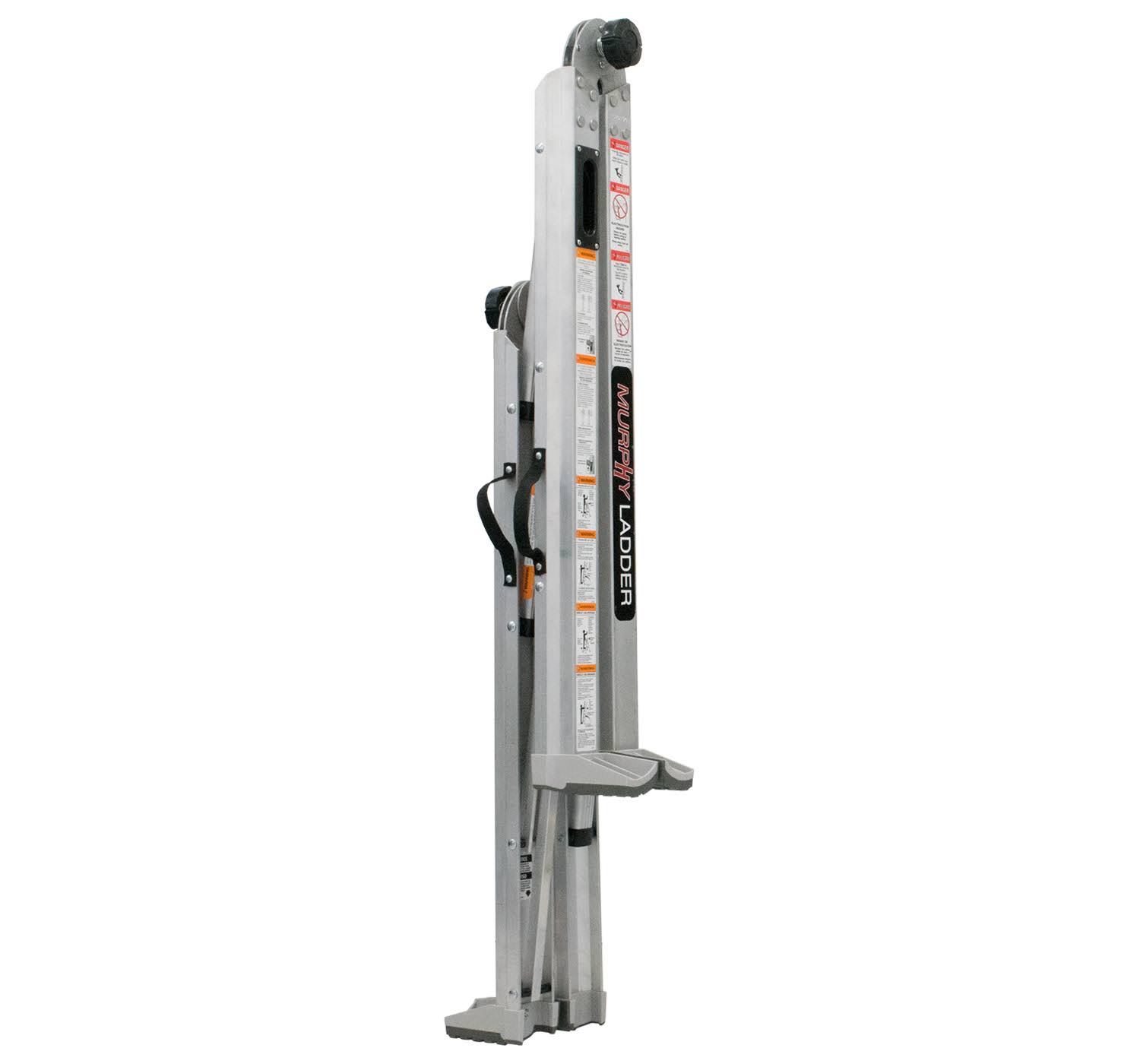 Murphy Ladder 7 ft. H 10 ft. Reach Aluminum Fully Compactable Multi-Position Ladder with Wall Mount 375 lbs. Capacity Type IAA M