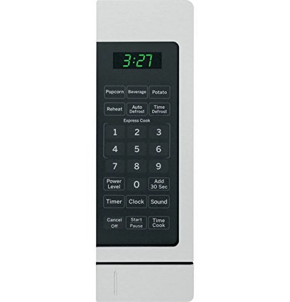 GE Countertop Microwave Oven| 0.7 Cubic Feet Capacity, 700 Watts | Kitchen Essentials for the Countertop | Stainless Steel