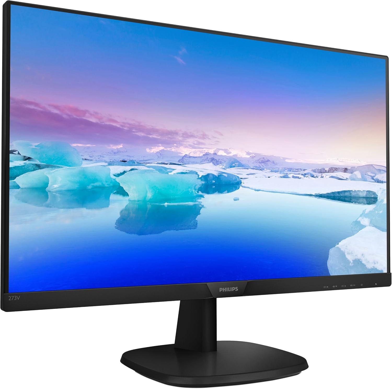 PHILIPS 273V7QJAB 27" Frameless Monitor, Full HD 1920x1080, IPS, Built-in Speakers, VESA, 4Yr Advance Replacement Warranty