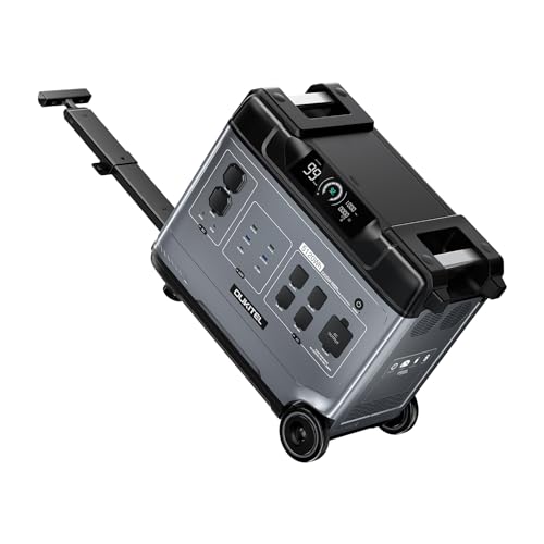OUKITEL Portable Power Station P5000, Solar Generator with 5120Wh, 5x2200W AC Outlets (4000W Surge), 2.8H Full Charge, 1000W MPPT Solar, for Emergency, Home Backup, RV, Off-grid