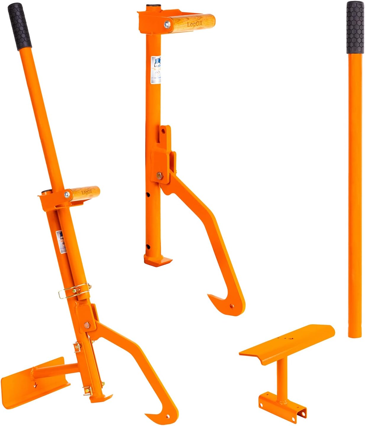 LogOX 3-in-1 Forestry Multitool – The Back-Saving Log Hauler, Cant Hook, and Timberjack (Patented & Made in USA)