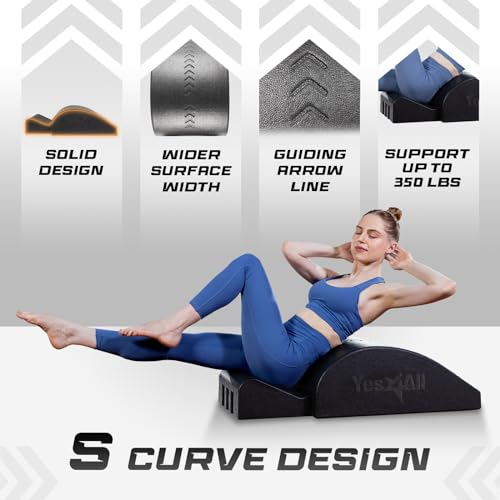 Yes4All Spine Corrector, Pilates Spine Supporters, Spine Corrector Pilates, Pilates Arc Core Strengthening and Stretching