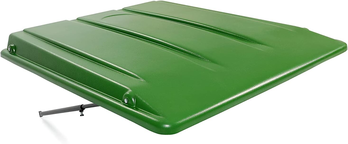 Kojem Green Tractor Canopy Compatible with John Deere Compact Utility Tractors with rops 34" Wide or Less. Fit 1 1/2" x 3", 2" x 2" or 2" x 3" ROPS Sun Shade Canopy with Bracket 35" W x 40" L