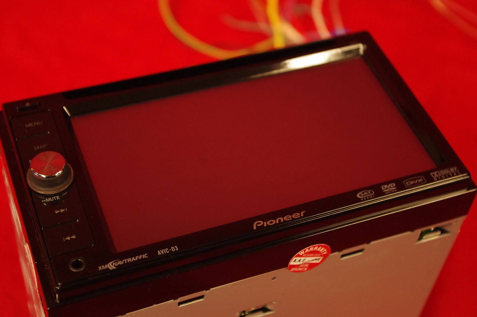 Pioneer Avic-d3 Radio Head Unit, Light Use No Box #U8