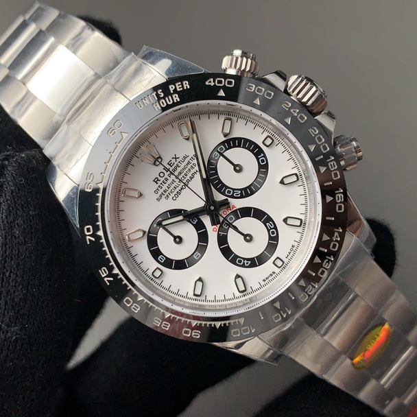Daytona Siver Classic Panda Black &amp; White Dial 40mm