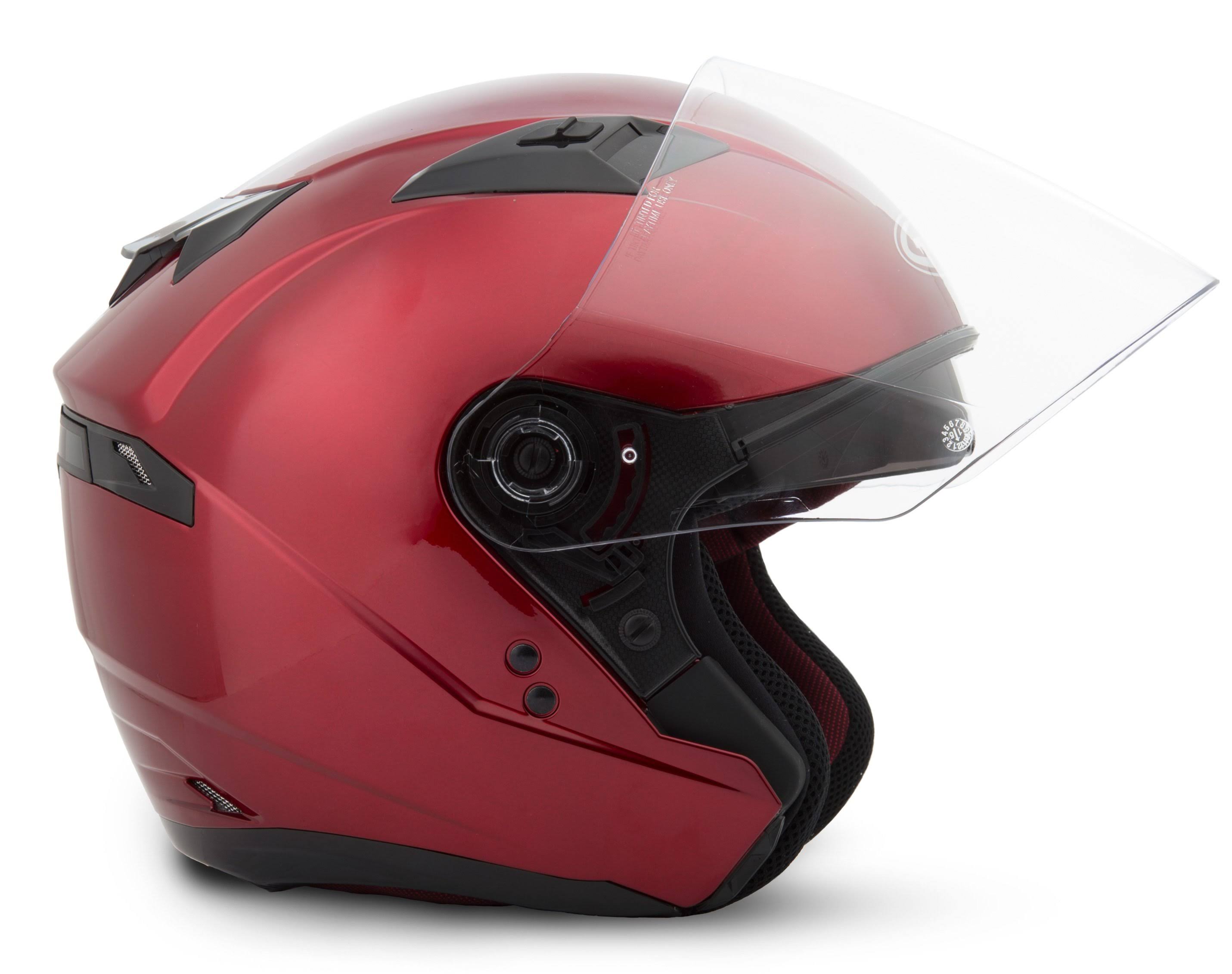 GMAX OF-77 Open-Face Helmet Candy Red