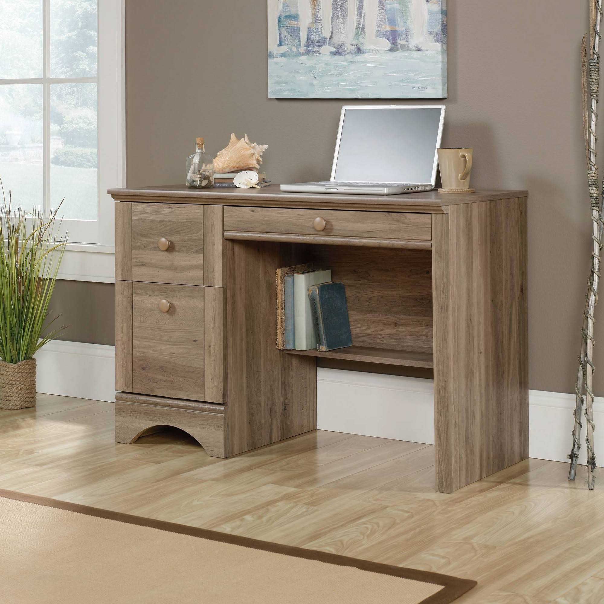 Sauder Harbor View Computer Desk | Salt Oak