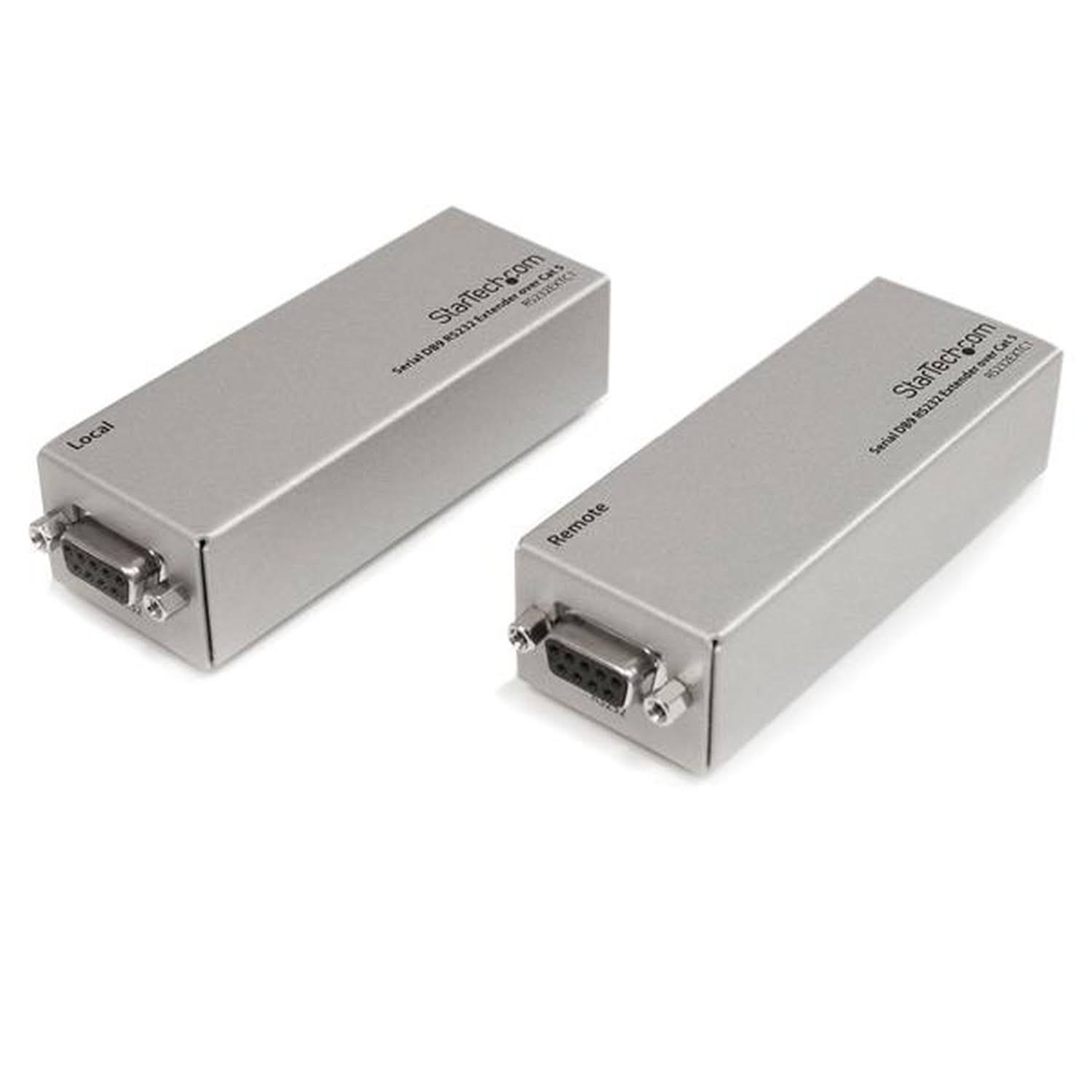 StarTech.com RS232EXTC1 Serial DB9 RS232 Extender Over Cat 5 - Up to 3300 ft