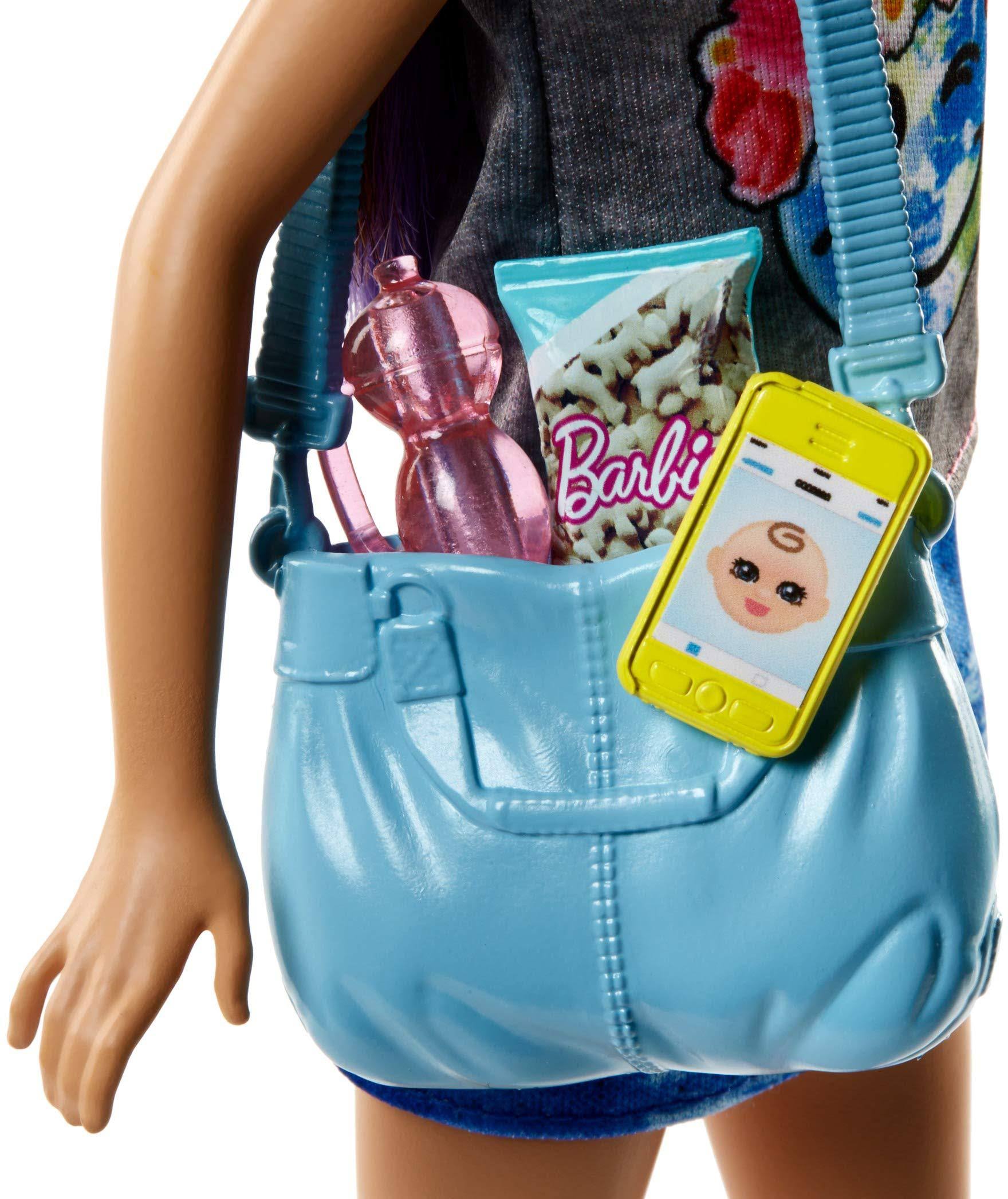 Barbie Skipper Babysitters Caucasian Doll and Stroller Playset