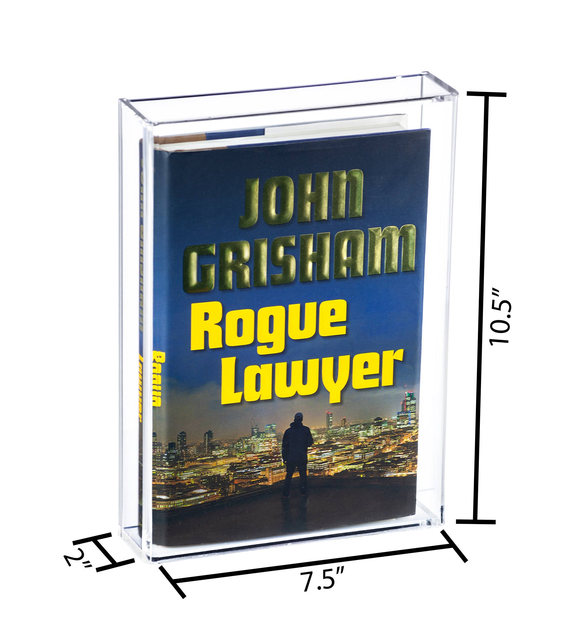 Deluxe Clear Acrylic Book Display Case (A029-B)