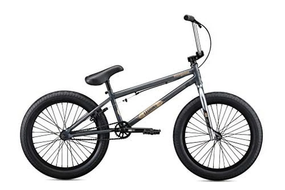 Mongoose Legion L60 Freestyle BMX Bike Line for Beginner-Level to Advanced Riders, Steel Frame, 20-Inch Wheels, Grey