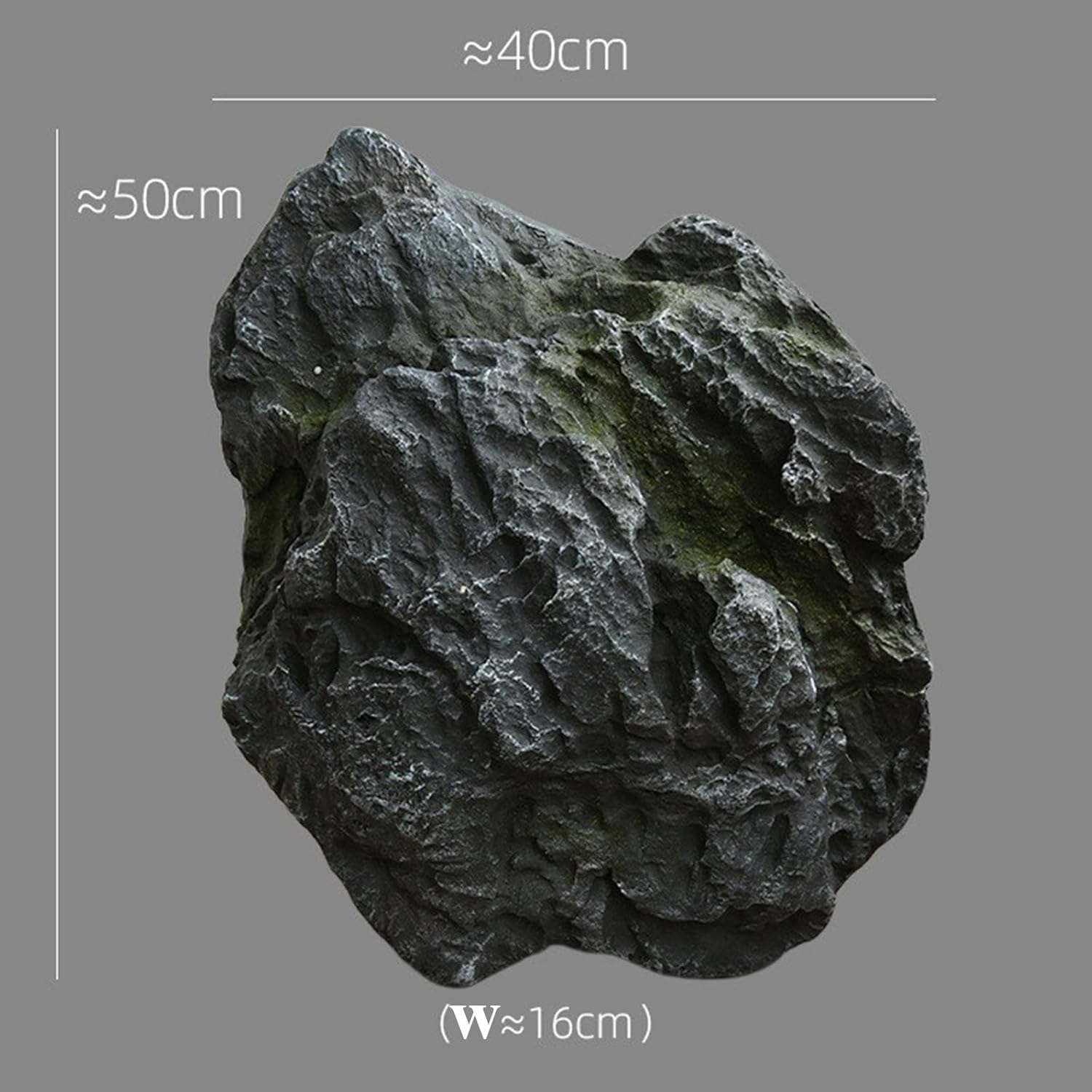 Artificial Rock Cover Faux Rocks for Outdoor Use, Artificial Stone Septic Cover, Realistic Texture Landscaping Rocks, Decorative Well Covers in Natural Look, Outdoor Fake Rock Covers(A6)