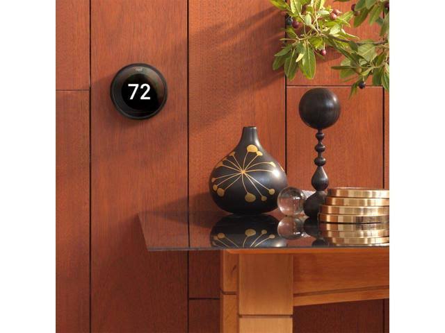 Nest - Learning Thermostat - 3rd Generation - Black