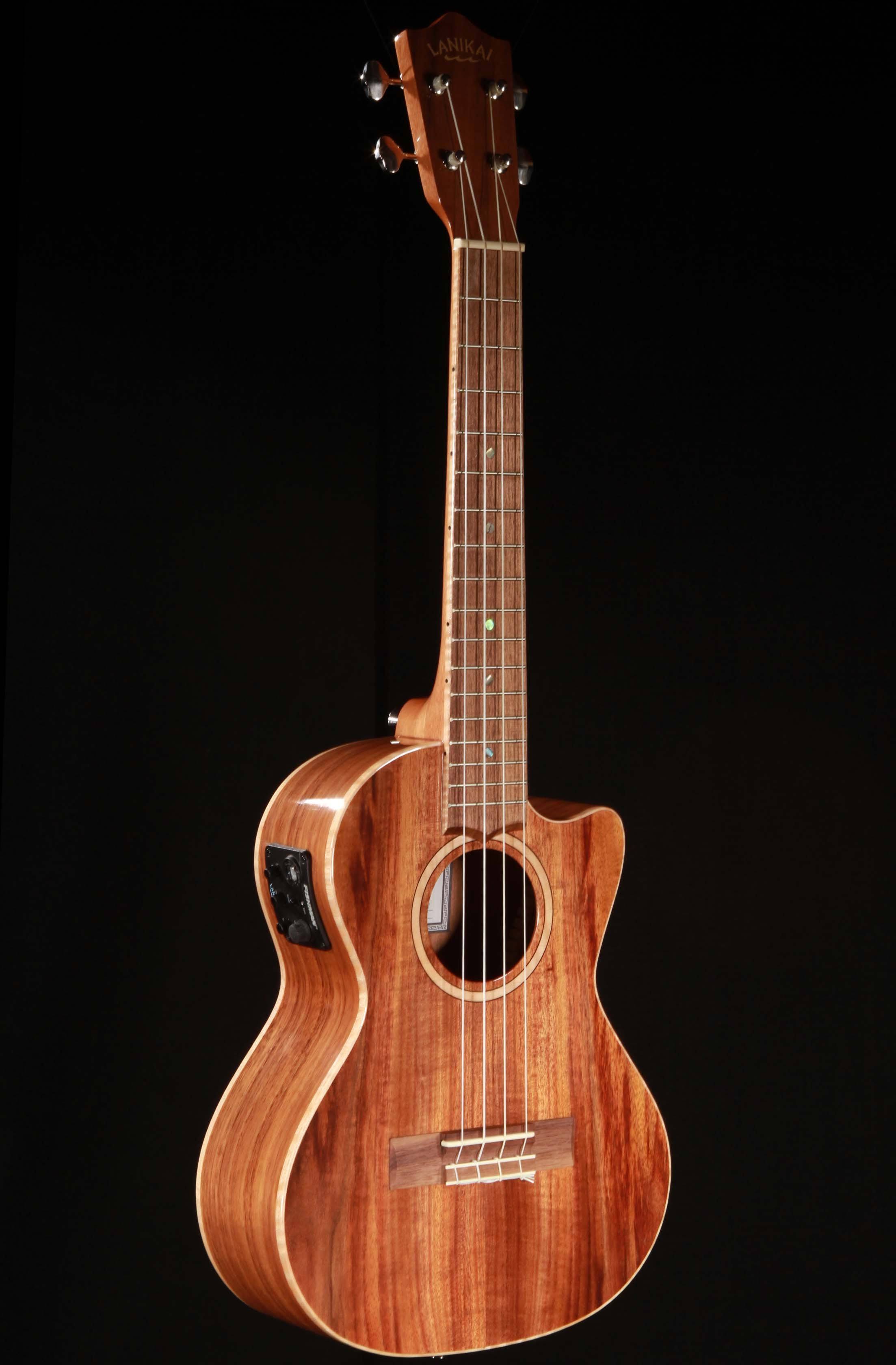 Lanikai ACS-CET Solid Acacia Tenor Ukulele with Electronics