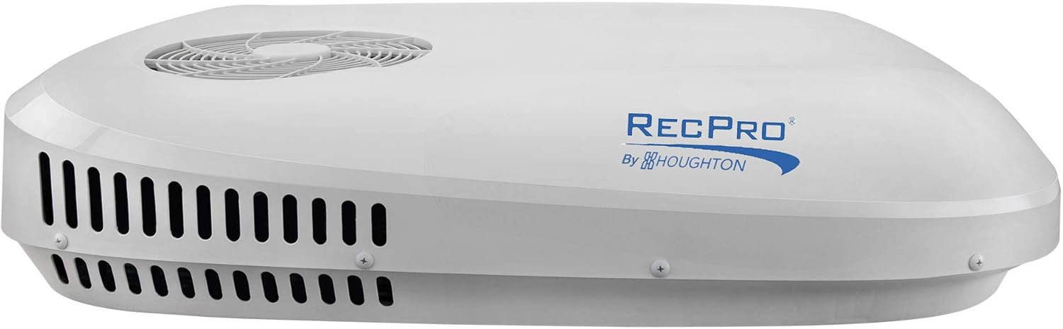 RecPro RV Air Conditioner Low Profile 13.5K Non-Ducted | Quiet AC | 110-120V | Heater and Cooling | Easy Install | For Camper, Travel Trailer, Fifth Wheel, Food Trucks, Motor Home (White)