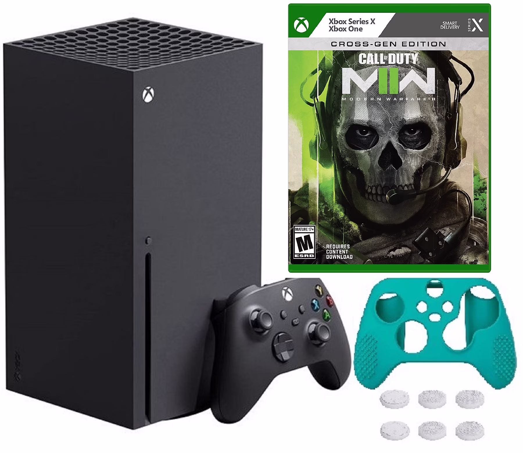 Xbox Series X 2022 Gaming Console, 1TB SSD with Call of Duty: Modern Warfare II &amp; Silicone Controller Cover
