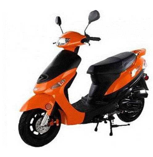 TAO 49cc / 50cc street legal fully automatic scooter moped with a Matching trunk - Choose your color