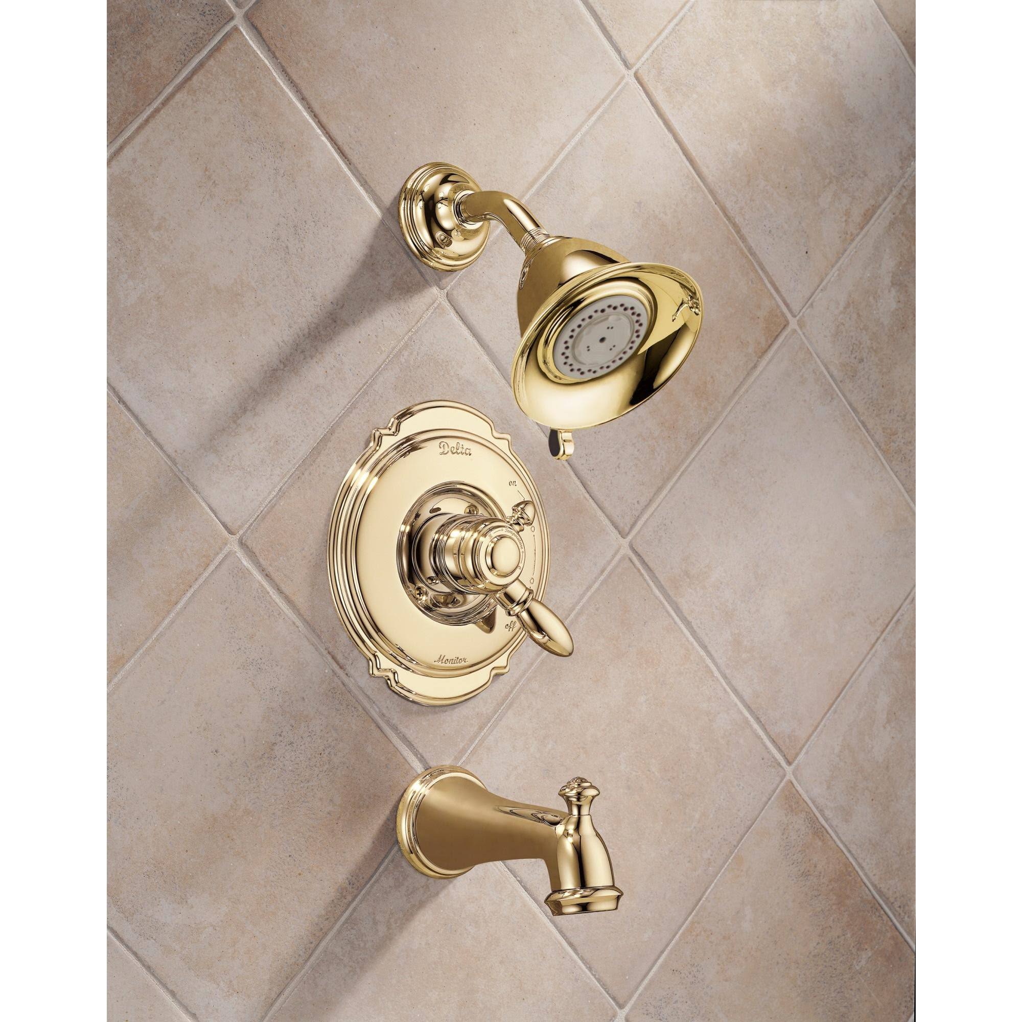 Delta T17455-SS Victorian Monitor 17 Series Tub and Shower Trim Stainless