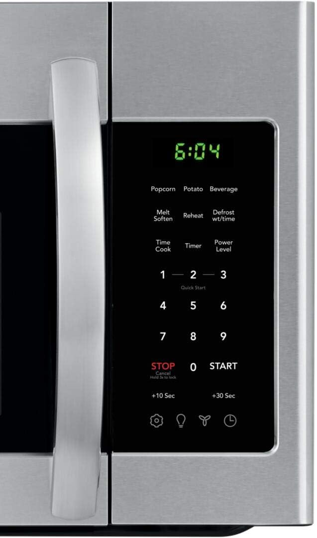FRIGIDAIRE FFMV1846VS 30" Stainless Steel Over The Range Microwave with 1.8 cu. ft. Capacity, 1000 Cooking Watts, Child Lock and 300 CFM