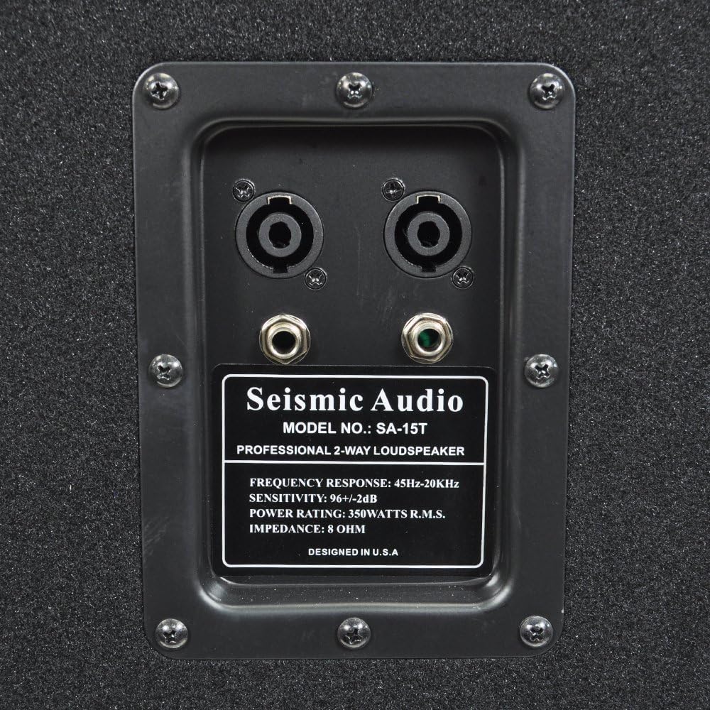 Seismic Audio SA-15T_Empty Empty 15-Inch PA/DJ Speaker Cabinet Band Live Sound