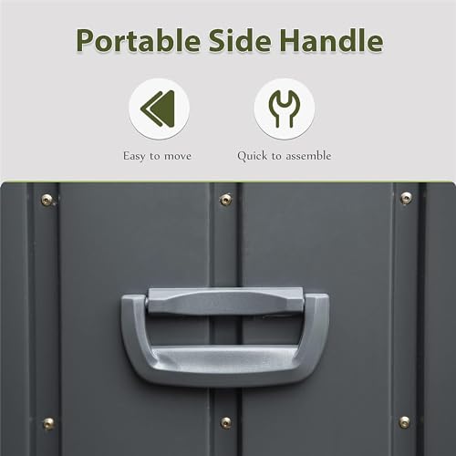 150 Gallon Storage Deck Box,Outdoor Waterproof Heavy Duty Deck Storage Box,Lockable Large Storage Container Bench Patio Bin for Outside Cushions,Throw Pillows,Garden Tools,Dark Brown