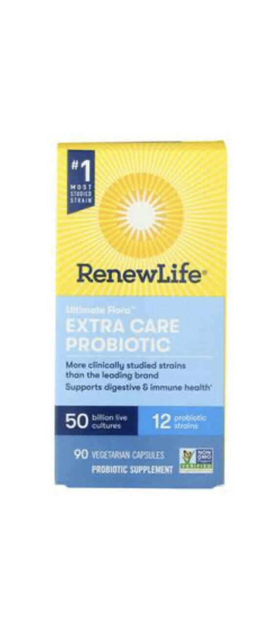 Renew Life - Ultimate Flora Extra Care Probiotic 50 Billion CFU - 90
