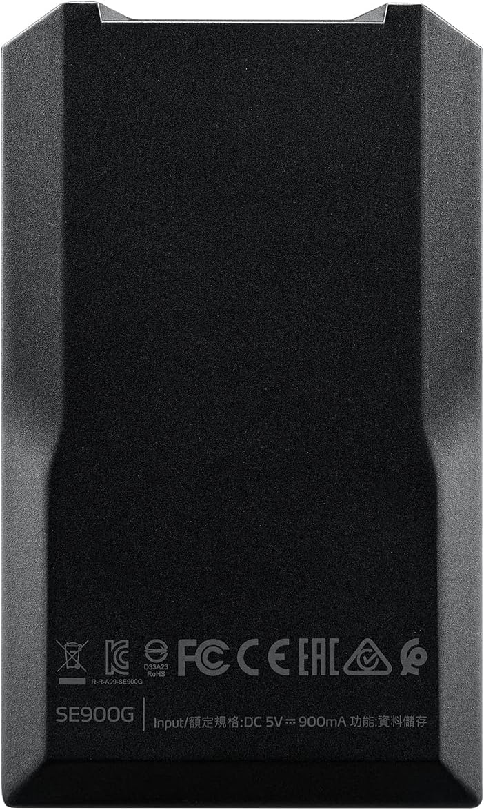 ADATA RGB SE900 1TB USB3.2 Gen2x2 Type-C Super Fast Transfer up to 2000MB/s Gaming and Personal External SSD (ASE900G-1TU32G2-CBK)
