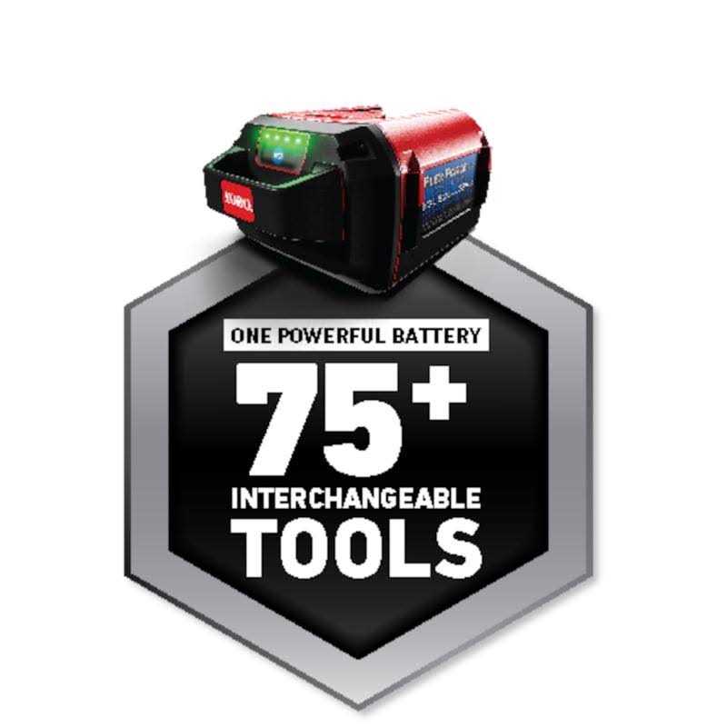 Toro Flex-Force Power System 60-Volt Max 6.0 Ah Lithium-Ion L324 Battery - Shop Hardware Tools Online Store