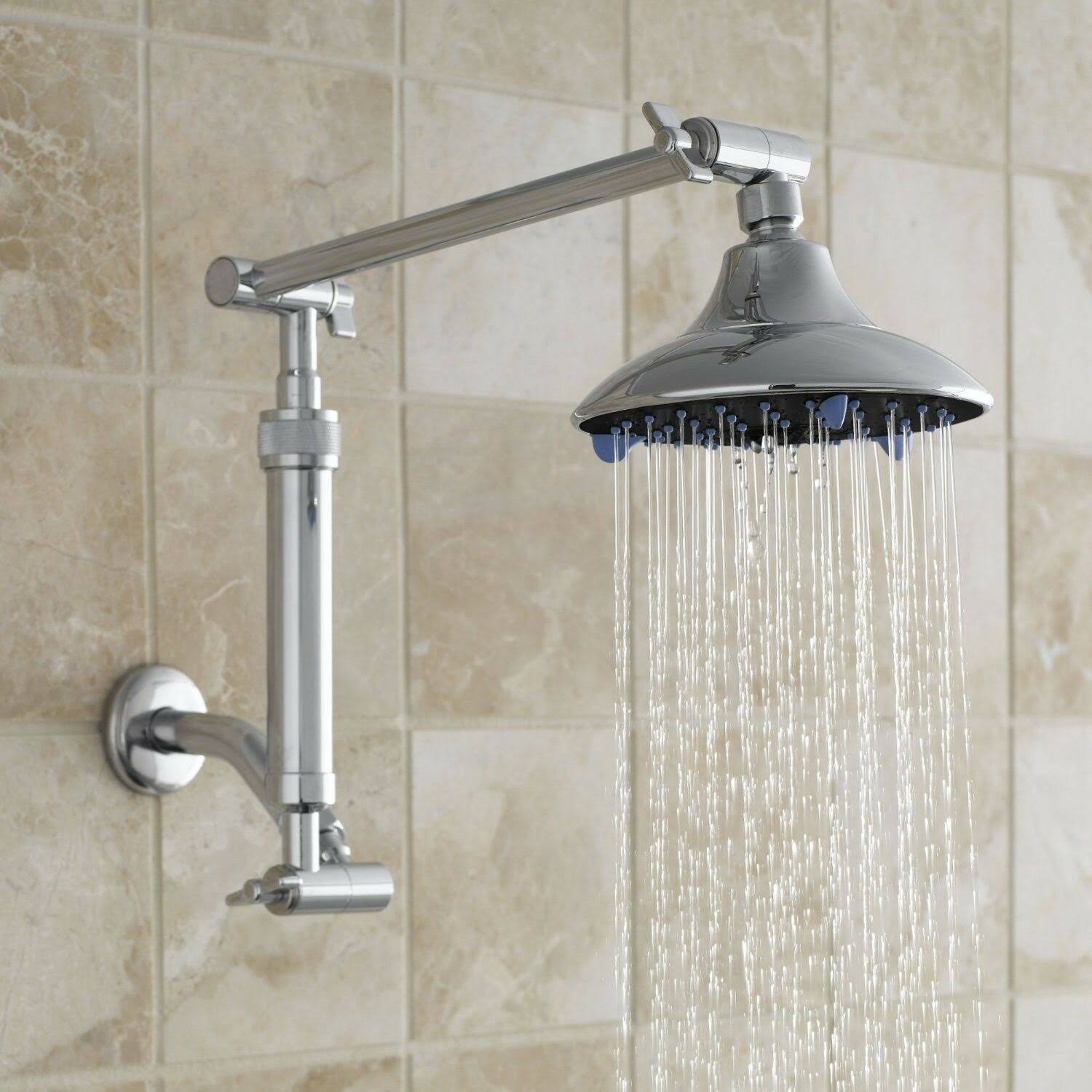 Sprite FXD-CM-P6 ShowerUp Filtered Double Extension with Pan Shower Head -Chrome with Sh